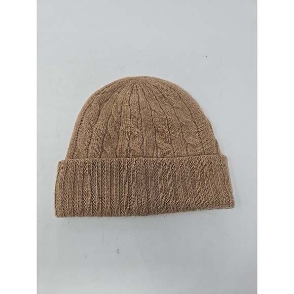 Ralph Lauren Girl Polo Bear Wool Blend Cable Knit Hat Beanie New Embroidered - Picture 4 of 6